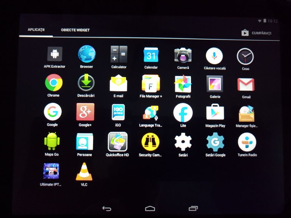 Tableta Acer Iconia cu tastatura și Igo Primo