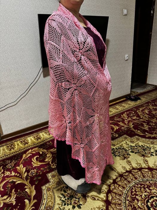 Продам ажурную шёлковую шаль