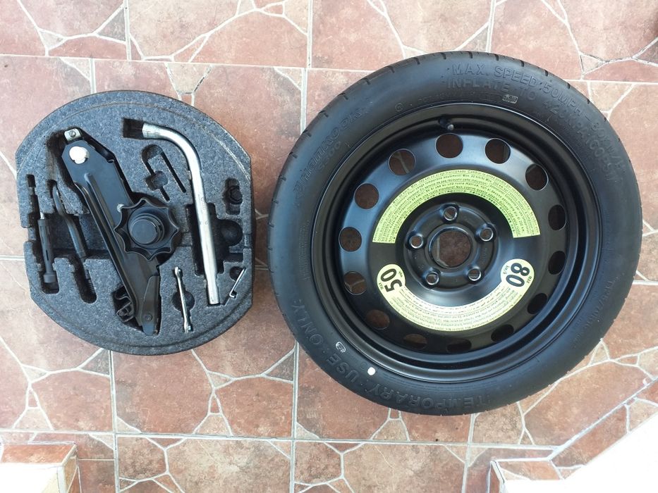 Roata rezerva slim cric cheie de vw,audi,seat,skoda