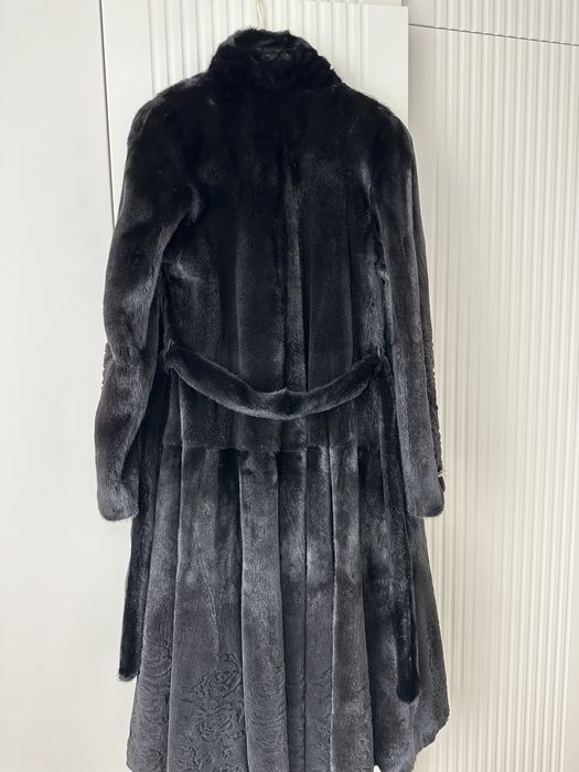 Шуба норковая длинная