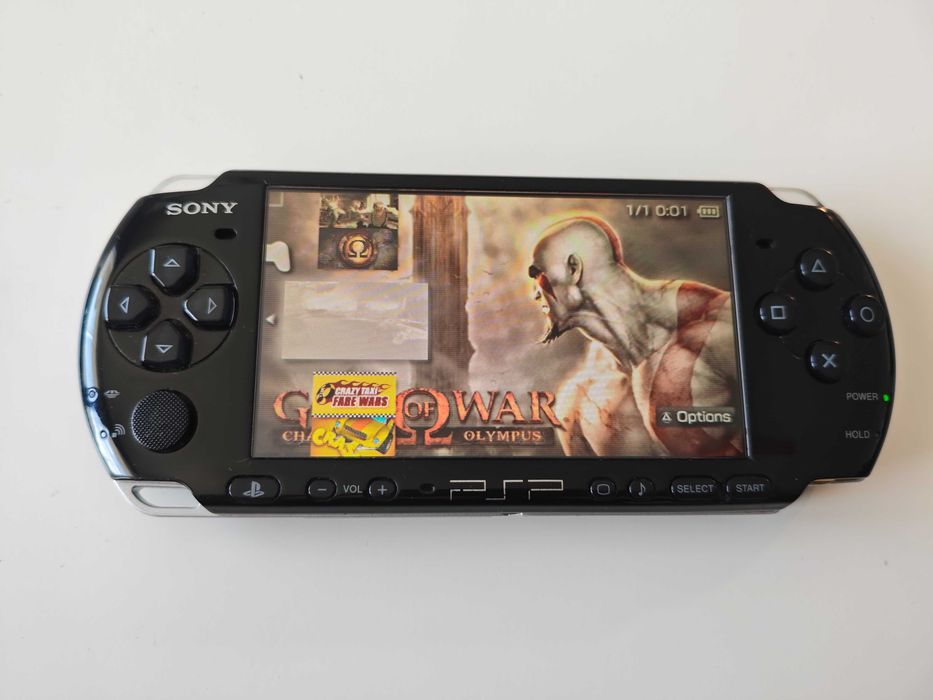 Sony PSP 3000 - Playstation Portable - качени много игри