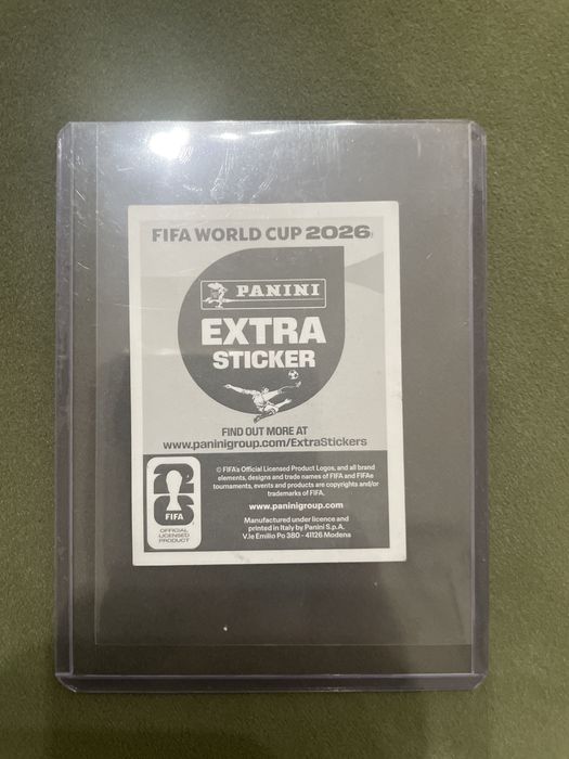 Messi silver extra sticker