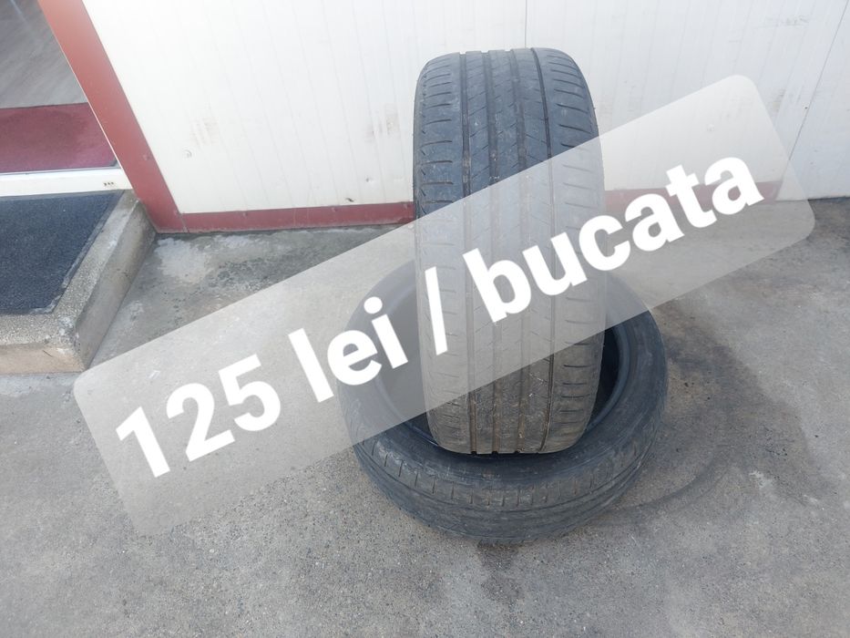 125 lei bucata! Doua anvelope de vara 225 40 r18 Bridgestone Turanza