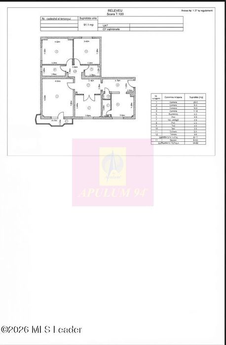 Vanzare ap 4 camere, 13 Septembrie