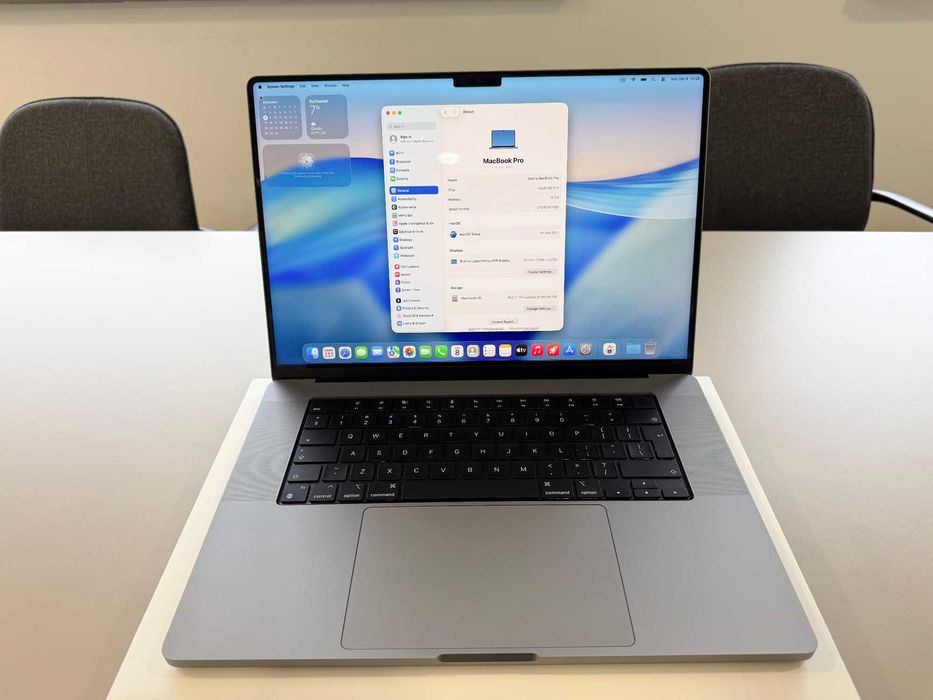 Macbook Pro 16 inch M2 Pro 2023 /16GB/ 1TB nou - baterie 9 cicluri