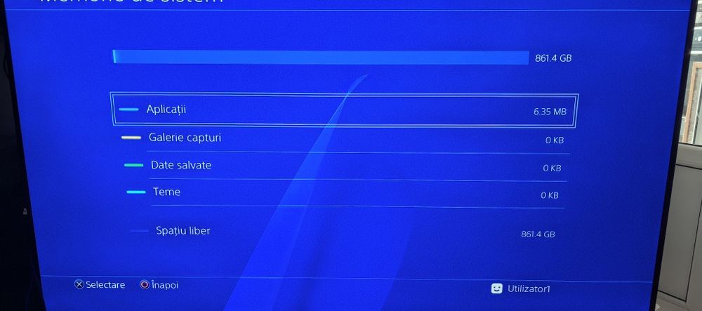 Consola PS4 Slim 1TB (Modabil) + 2 Controllere - Functional 10/10