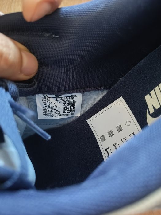 NOI Nike Dunk Low Retro SE 42 teniși bărbați albastru bleumarin jeans