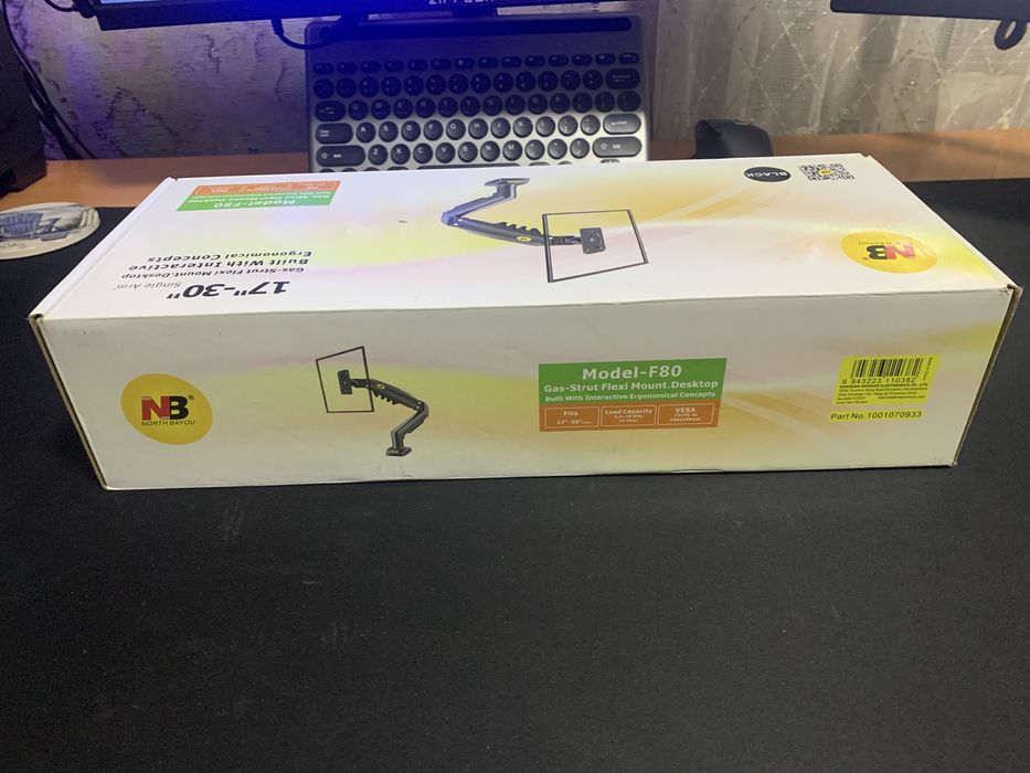 “NB Model-F80 Monitor Kronshteyni - Ergonomik yechim, a’lo sifat!”