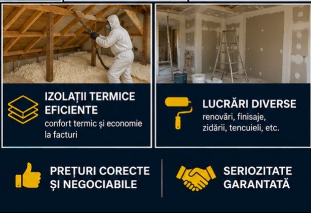 Execut diverse construcții și anexe