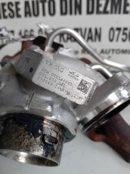 Turbo Turbina Vw Audi 2.0 Tdi Euro 6 05L253010 Arteon Passat B8 Golf 8 T-Roc Caddy A3 Q3 Q5 A4 A5 A6