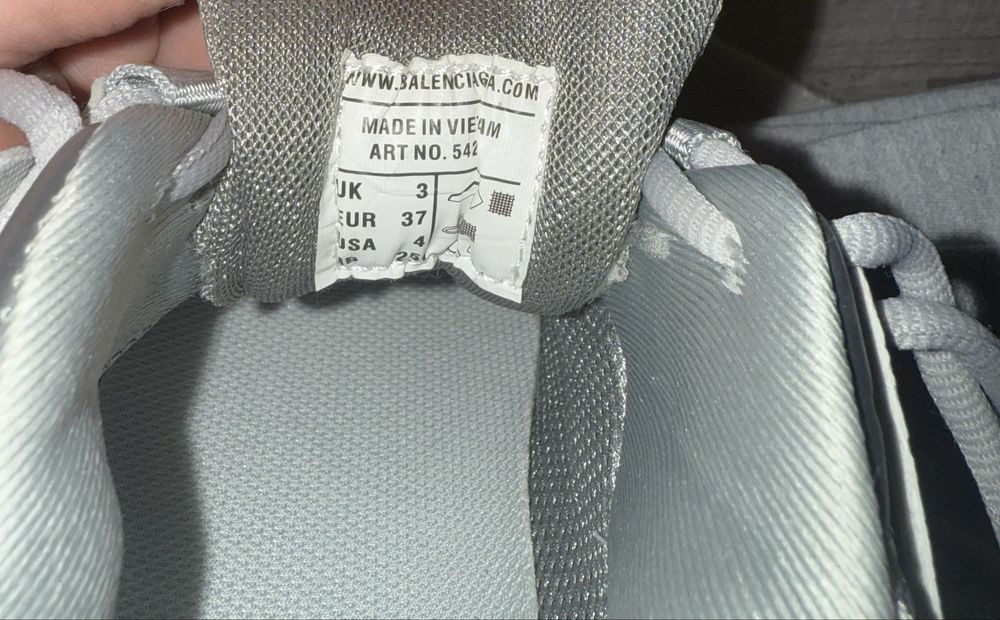 Balenciaga track gri