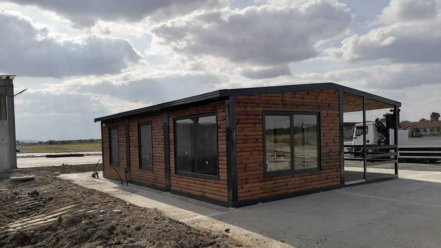 Casa Modulara, Garaje Auto si Containere din structura metalica si panou sandwich termoizolant
