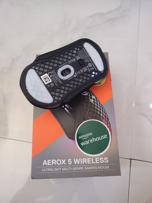 Mouse Gaming Steelseries Aerox 5 Wireless BT Onyx Negru 74 Grame