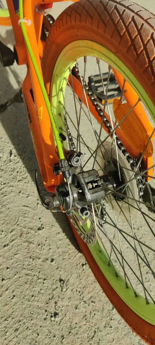 Bicicleta copii MTB CROSS Rebel Boy 20 - Portocaliu - 6-8  ani