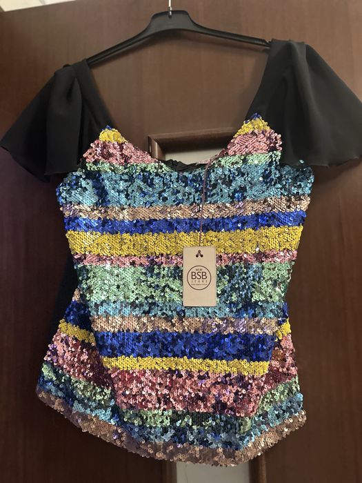 TOP BSB, marime M (42/44) paiete multicolor