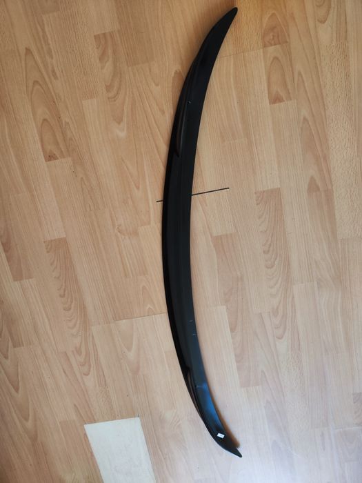 Eleron lip codită portbagaj BMW Seria 3 F30 / F31 (2012-2016), design P style  negru lucios plastic abs