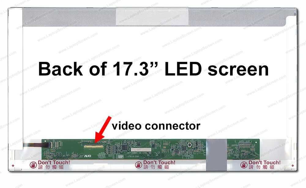 Dsiplay 17.3 inch hd+ 40 pini B173RW01 lp173wd1 ltn173kt01 ltn173kt03