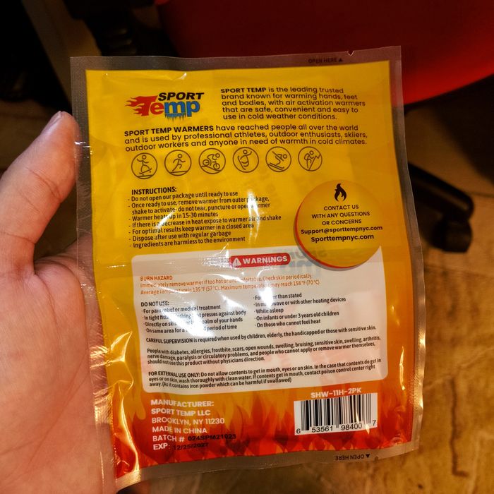 Încălzitor de mâini