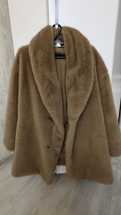 Шуба экомех, отличное состояние