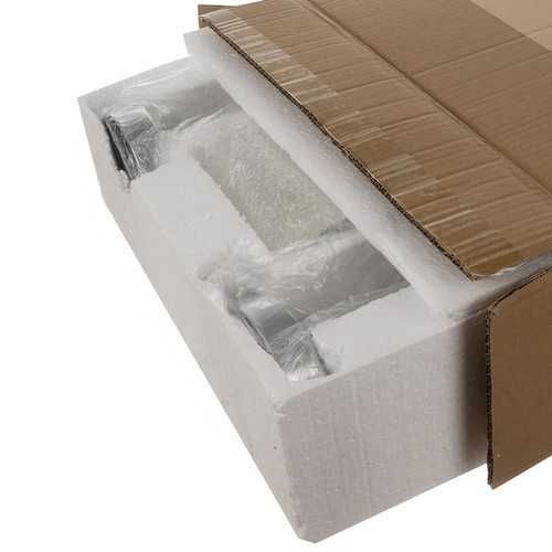 Комплект от 3 свещника, фенери на стъбло, сребърни Ruhhy