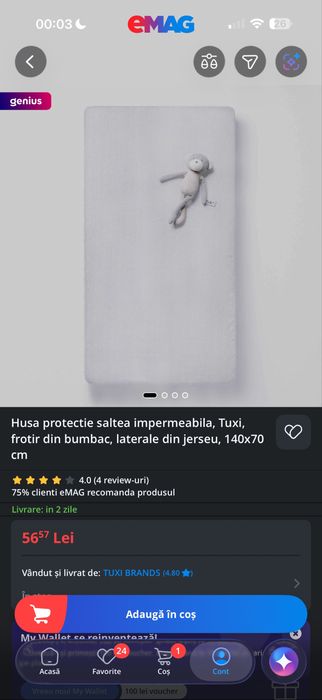 Protectii saltea 70x140