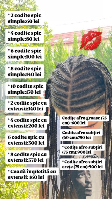 Realizez Box braids/Codite afro
