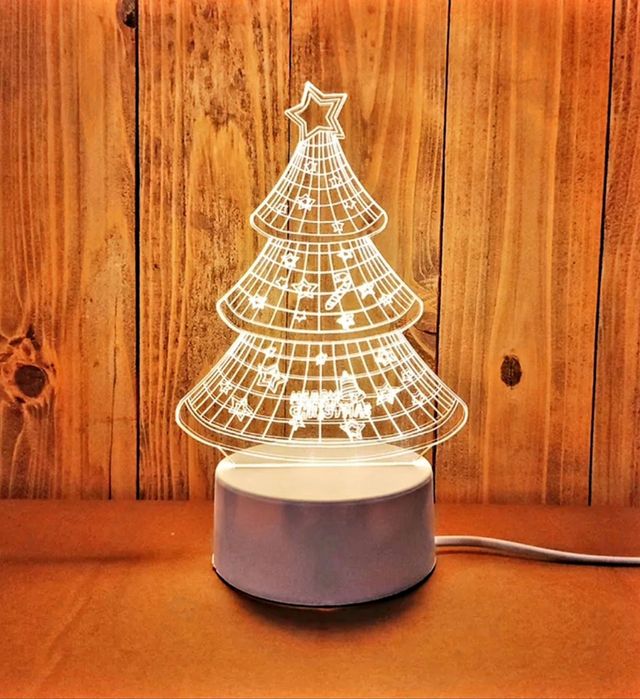 Уникални 3D LED нощни лампи.