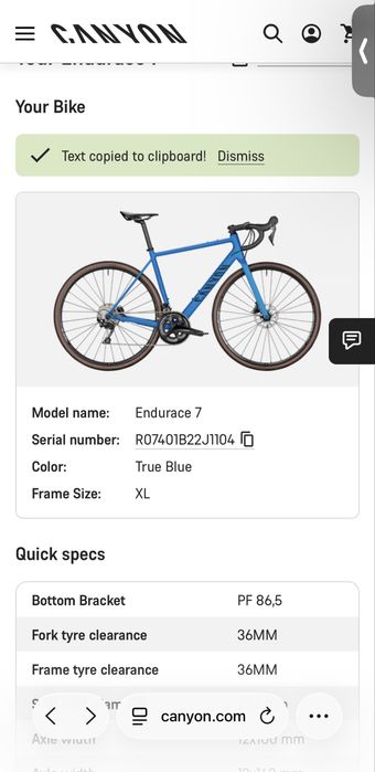 Canyon Endurance AL 7 XL