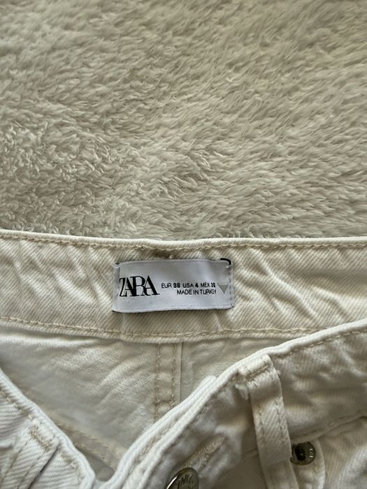 ZARA бели дамски дънки