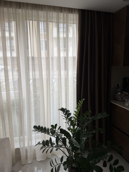 Тънки пердета+завеси
