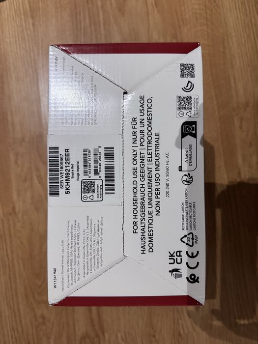 KitchenAid Mixer 9 viteze, Rosu Nou Sigilat