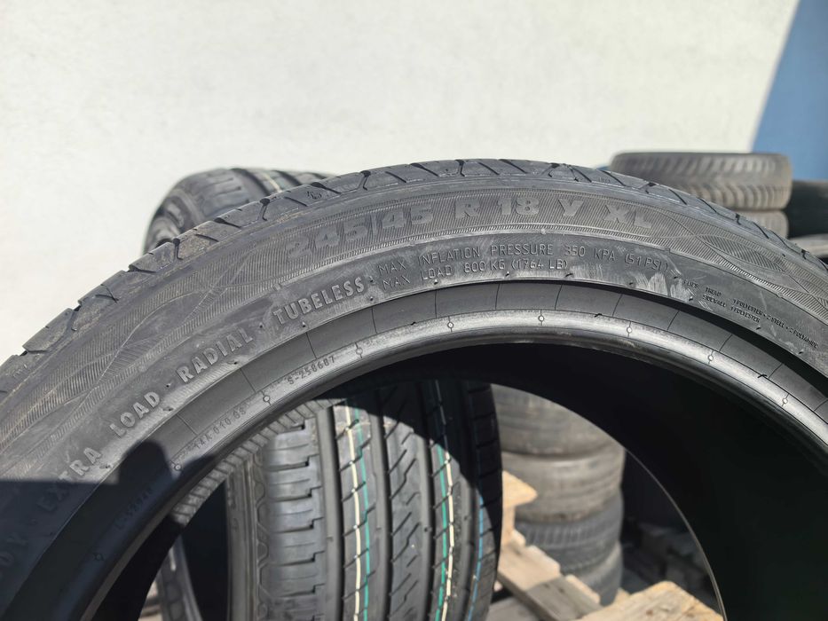 245/45/18 Поинт Ес ДОТ 2024 г - ЧИСТО НОВИ - Товарен индекс 100