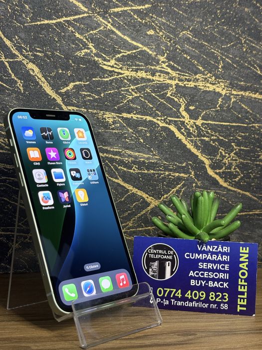 Iphone 12/64GB/2 Ani Garantie Centrul de Telefoane/rate