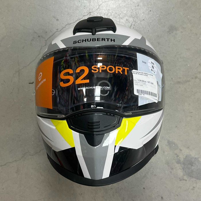 РАЗПРОДАЖБА Мото каска SCHUBERTH S2 Sport Polar Yellow - Код: 29957