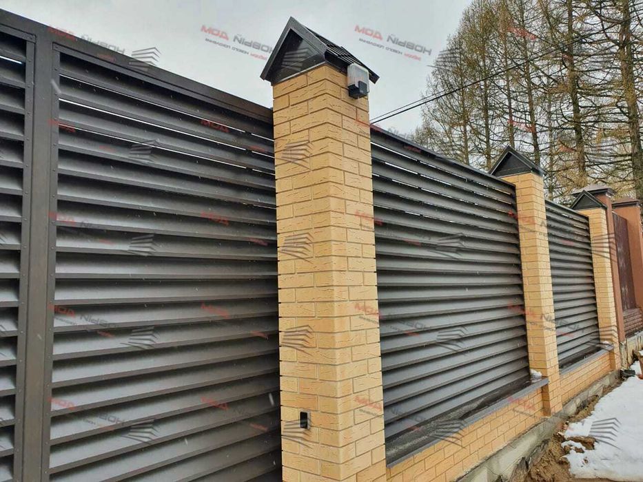 Забор жалюзи еврозабор