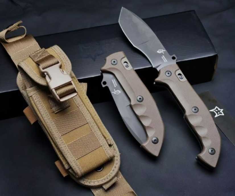 Cutit de supravietuire Fallkniven A1 Pro si Cutit FOX Meskwaki Tracker