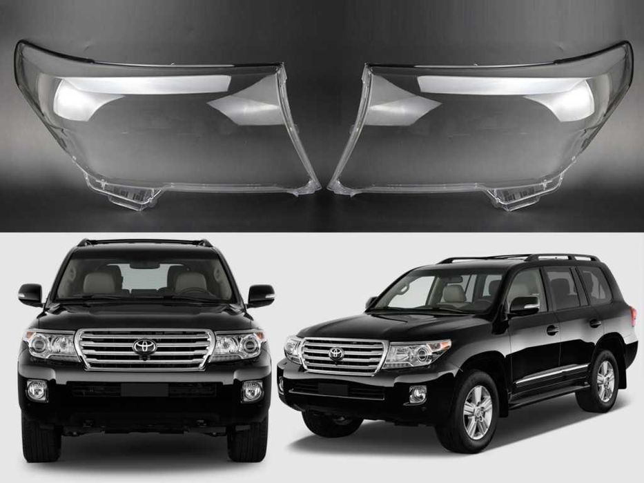 Стъкла за фарове на Toyota Land Cruiser J200 Facelift (2012-2015)  555