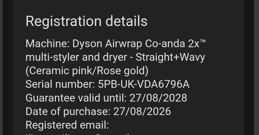 Dyson airwrap coandra 2x
