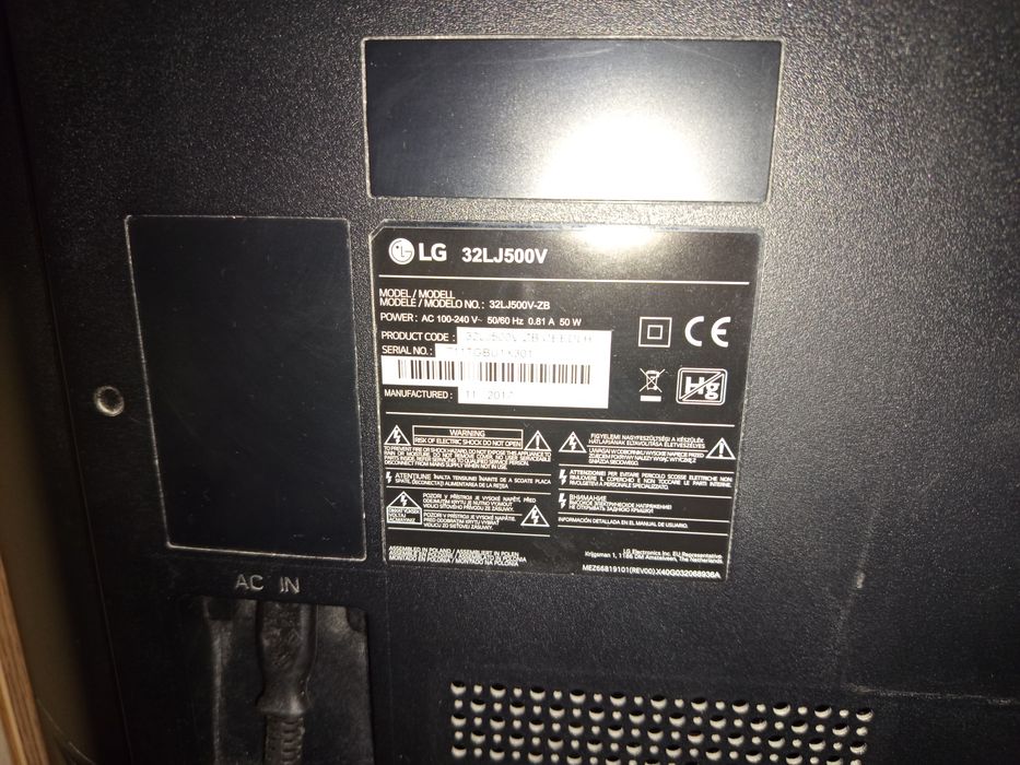 Televizor LG 32LJ500V – Full HD, 80 cm