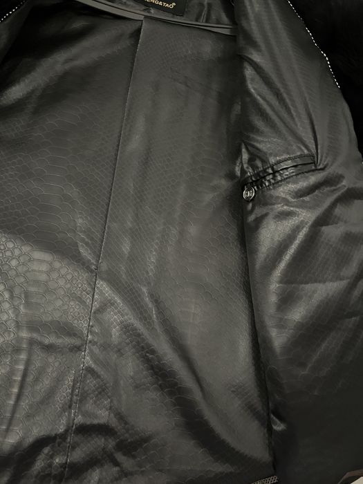 Шуба с норковым воротником