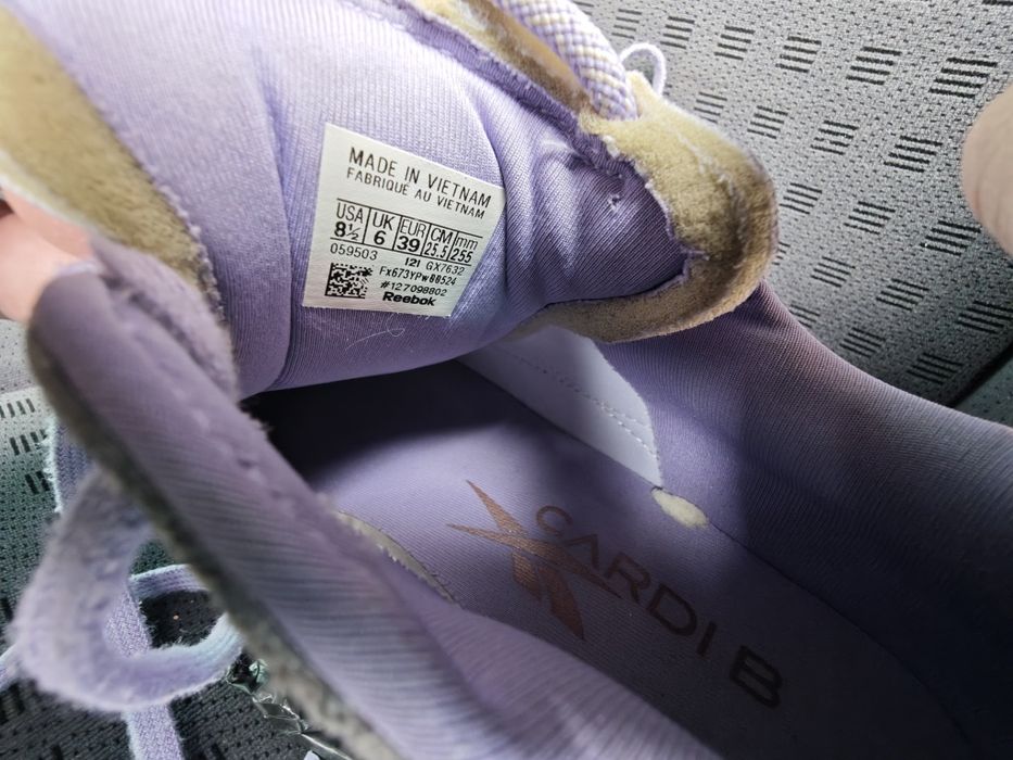 Reebok Cardi B x Club C Crisp Purple