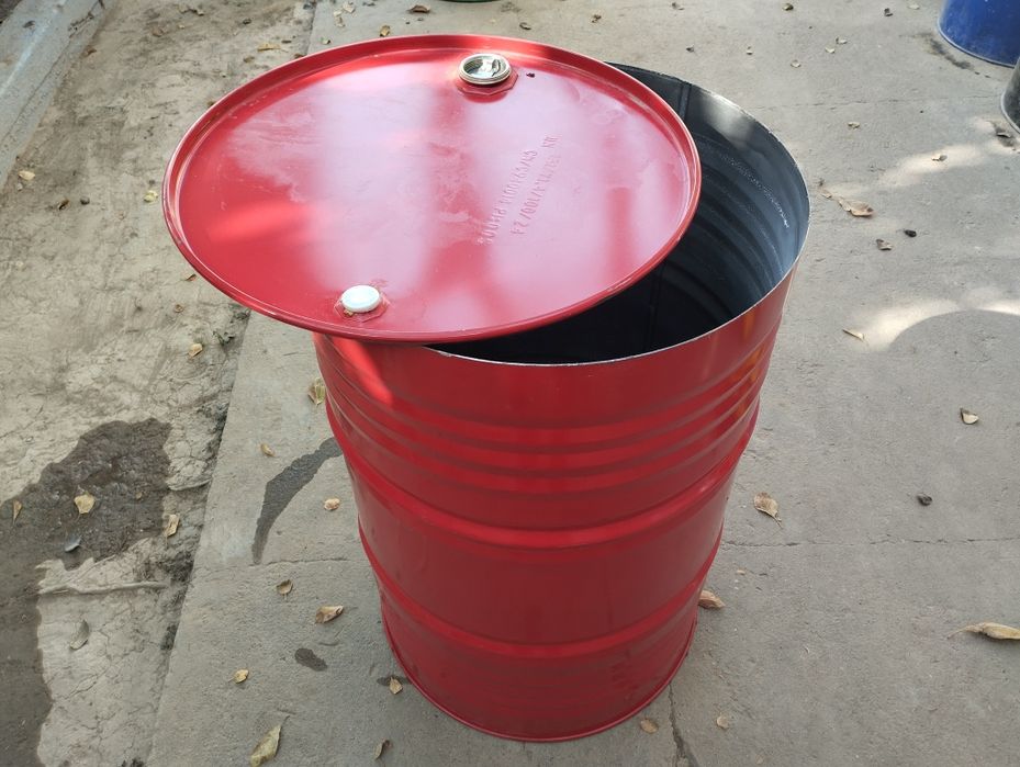 Bochka 200 litr qizil