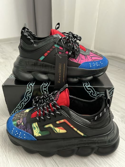 Versace Chain Reaction Mov/ Negru 43