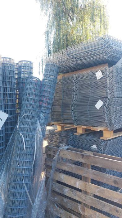 Plasa/ panou bordurat /TEAVA/ STALP 3.5-4.9MM/Zincat /Verde/Gri