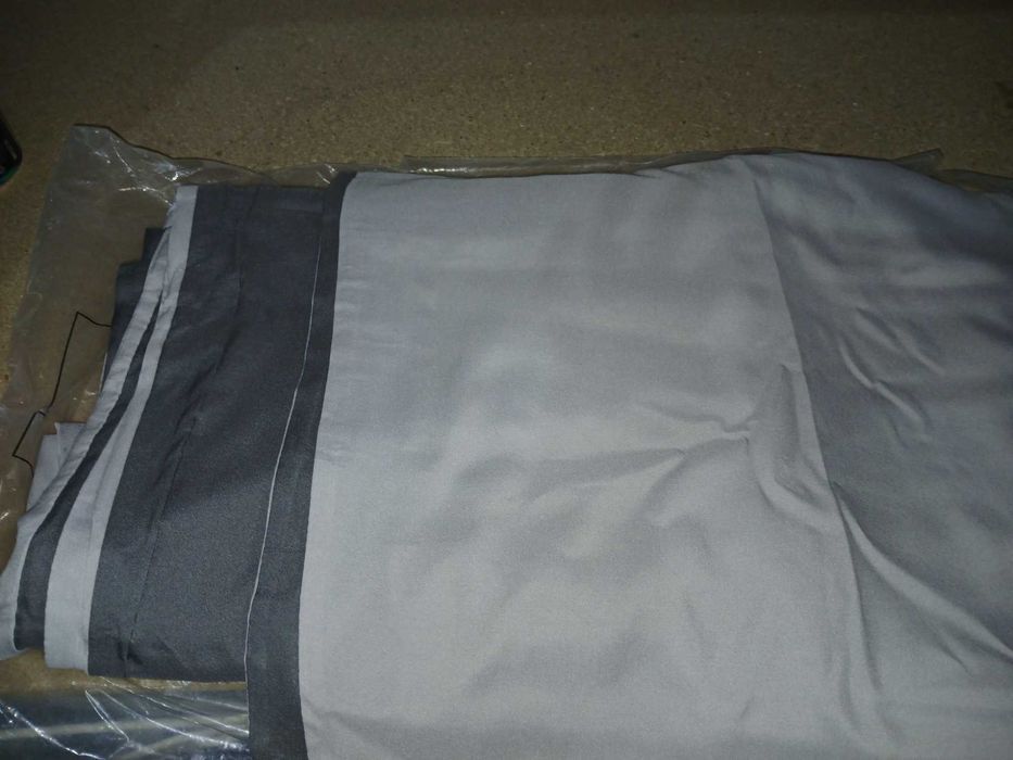 Husa pilota cu fata dubla 140 x 200 cm + fata perna 73 x 90 cm, Gri