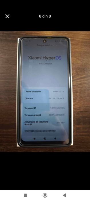 Xaomi 11 t pro 8 GB RAM 128 memorie