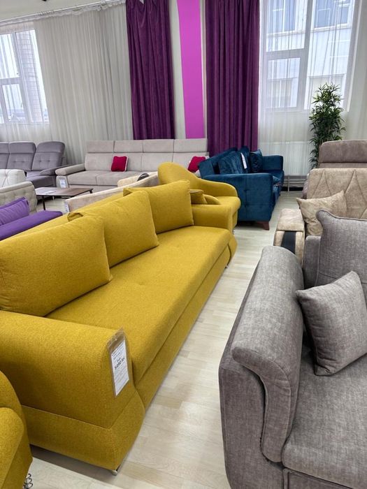 Set canapea extensibila cu 2 fotolii, comoda TV