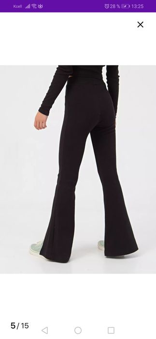 Брюки школьные , модель клеш, по фигурке