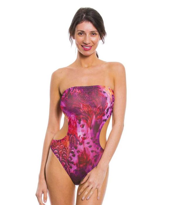 Costum de baie Kiniki Tan-through (prin care te bronzezi) S + Sarong