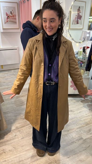 Продам плащ из эко кожи